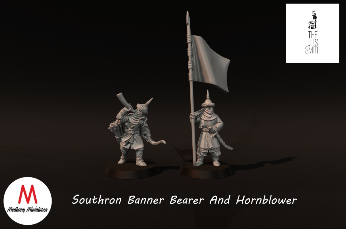 Southron Banner bearer and Hornblower